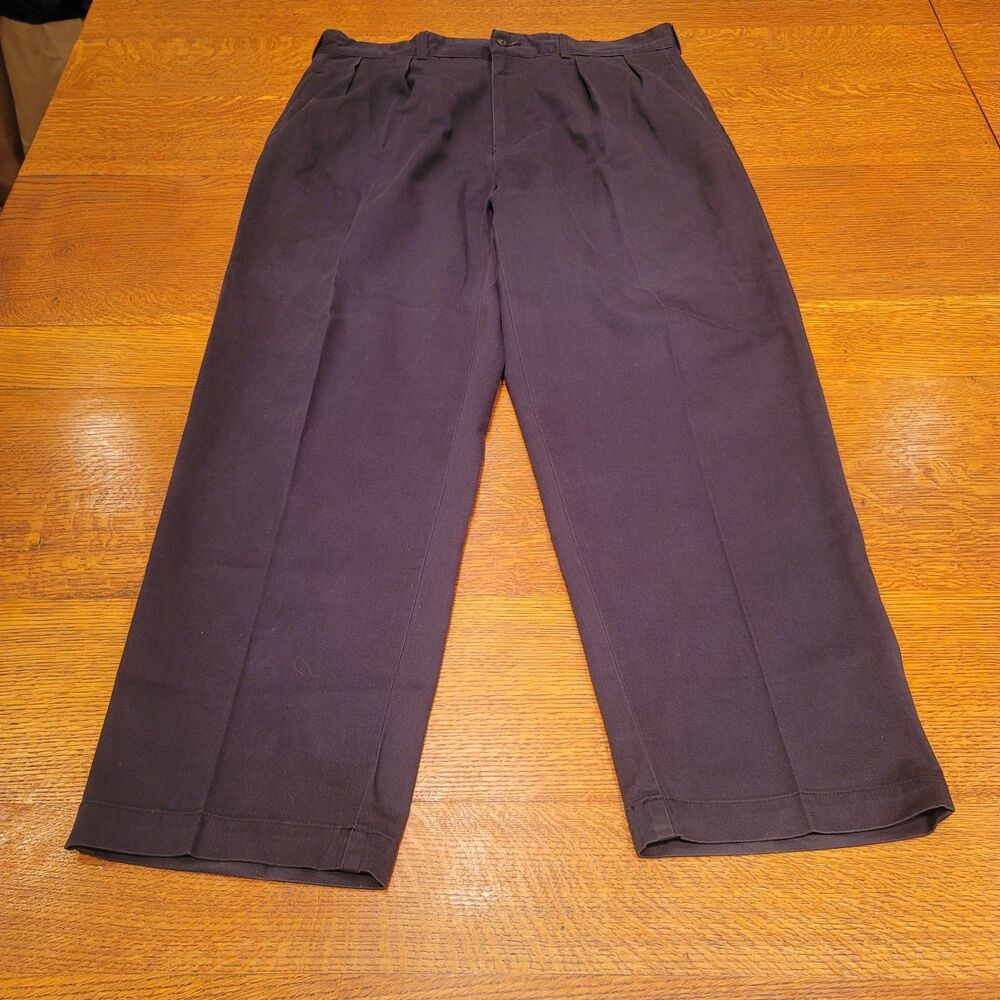 Polo Ralph Lauren Andrew Pants 38x30 Black Chino 100% Cotton